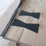 A new take on traditional butterfly inlays, made from steel