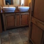 Fully custom vanity built for a bathroom renovation