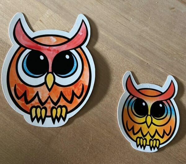 Scowly The Owl Stickers - Image 3